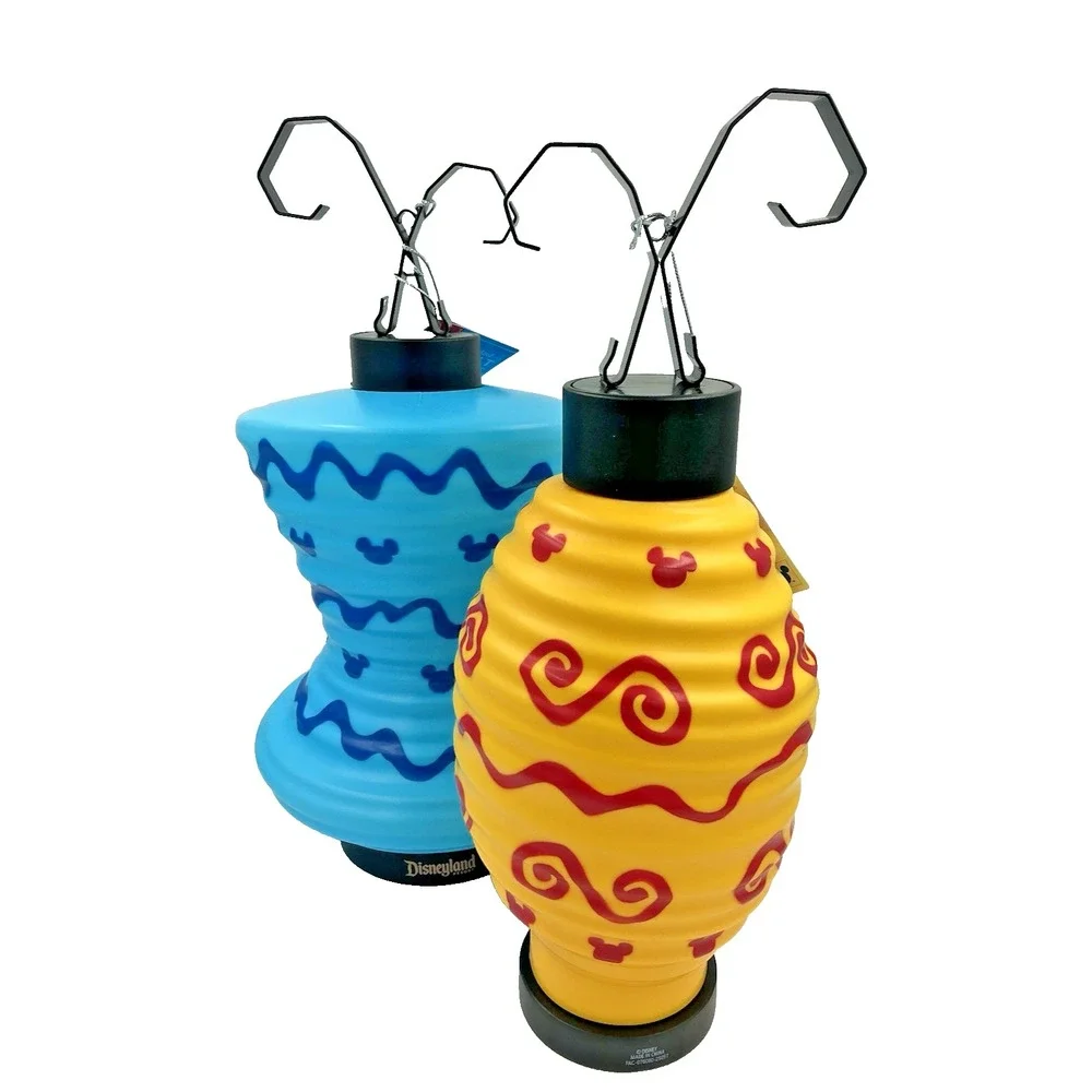 Disney Mad Tea‎ Party Tabletop Light Vault Collection Yellow Mickey Lantern New